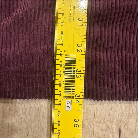 NWT Luxology Purple Corduroy Jumper Pocket Dress Women’s Size Small - Picture 13 of 14